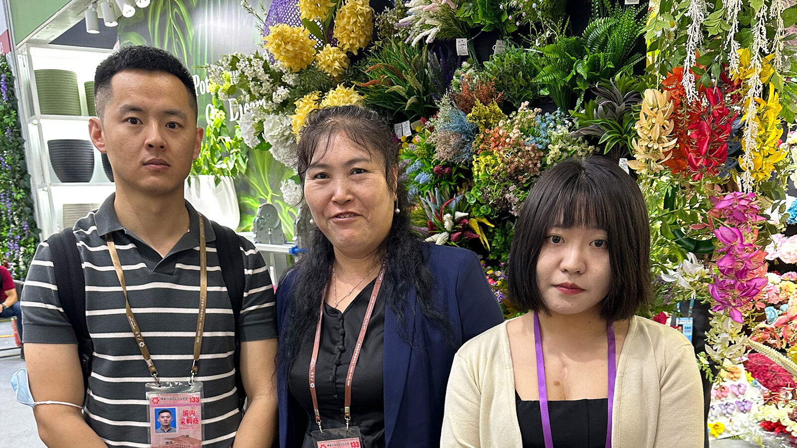 Tianjin Wuqing Meiyu Craft Flower Co., Ltd. participated in the 135th spring Canton Fair