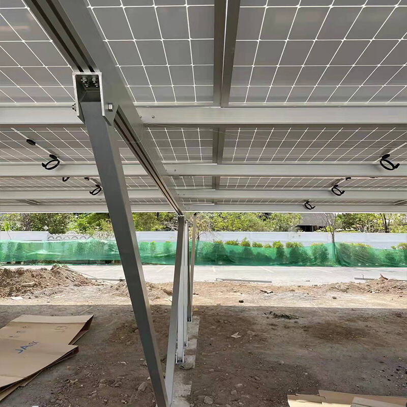 Solar Carport Structure Car Parking Shelter PV Panel Racking Mounting ...