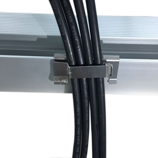 solar structure cable clips