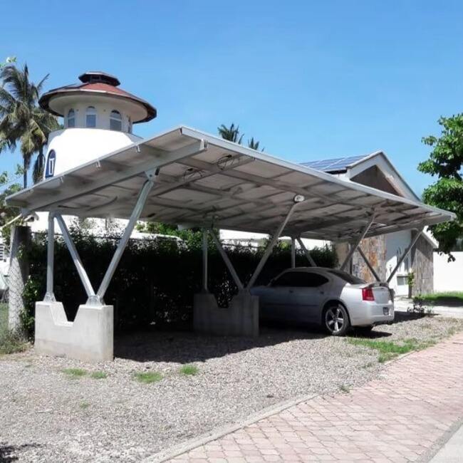 Waterproof Carport Outdoor Waterproof Solar Carport Carbon Steel Carpor Solar Panel Carport Mounting System 10kw 20kw 30kw 40kw