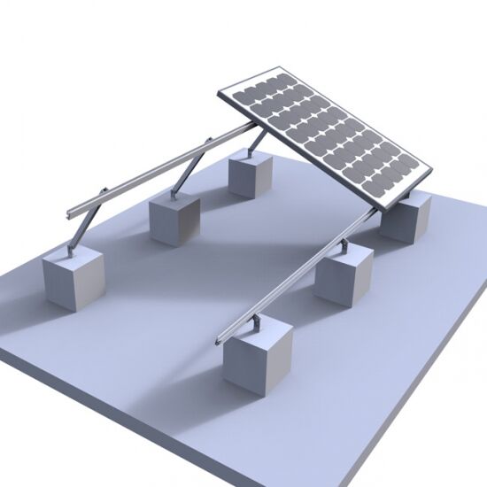 Carbon Steel Flat Roof Mounting System