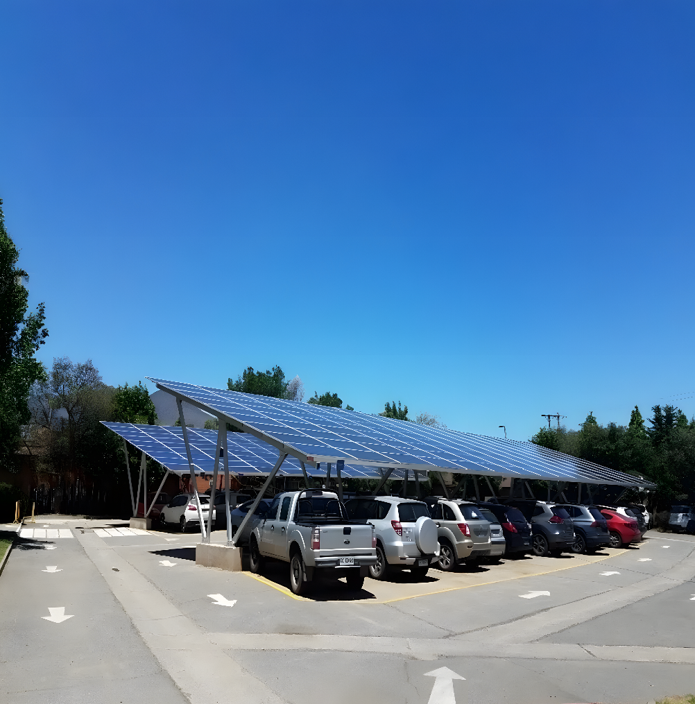 500KW SFS-CP-03 Double Row Carport Mount