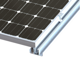 product transparent waterproof solar mount integrated photovoltaic solar panel frame mounting solar structure solar bipv bracket-1