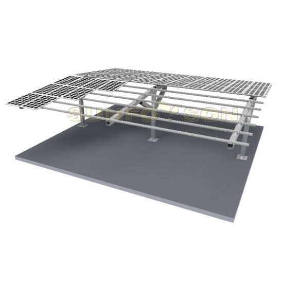 Umbrella Type Carport Mounting System