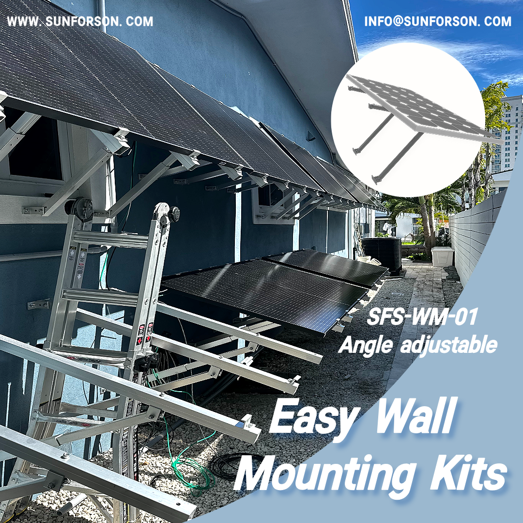 Sunforson Wall-Mounted Bracket: Maximize Space Utilization for Solar Installations