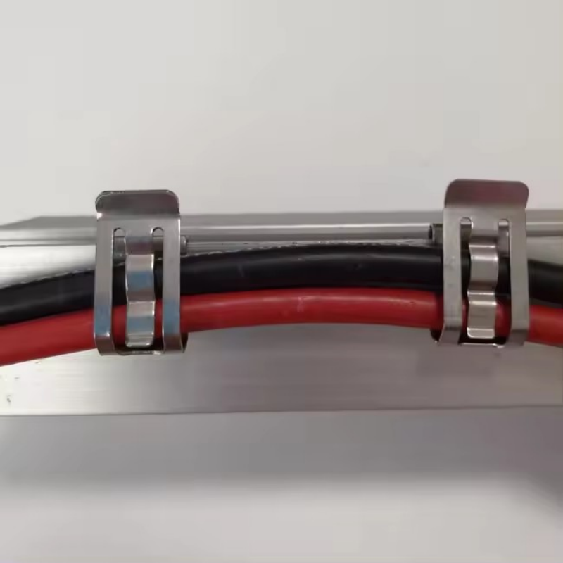 Cable Clip Stainless Steel Wire Rope Management | SunRack® Solar Cable ...
