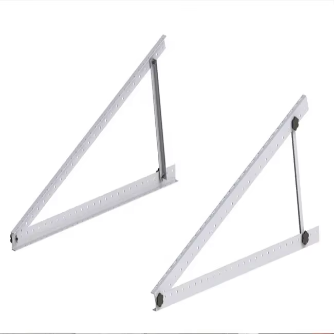 Aluminum Profile Portable Solar Mounting System Brackets Triangle Set Solar Panel Mount Easy Installation PV Racking System