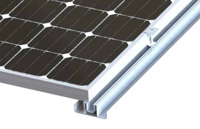 Transparent Waterproof Solar Mount Integrated Photovoltaic Solar Panel Frame Mounting Solar Structure Solar Bipv Bracket supplier