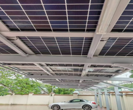 product transparent waterproof solar mount integrated photovoltaic solar panel frame mounting solar structure solar bipv bracket-2