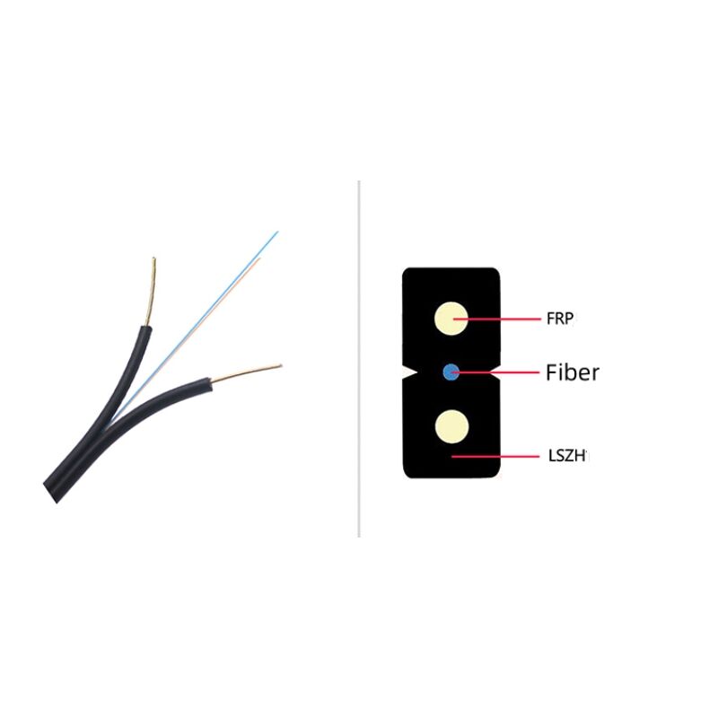 Indoor GJXH FTTH Fiber Optical Cable