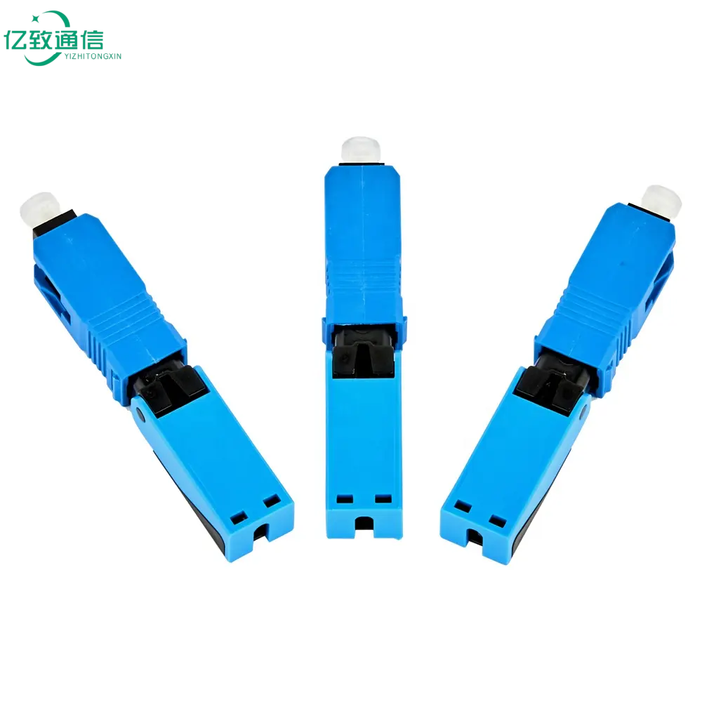 YIZHI SC/UPC SC/APC Mechanical FTTH Optical Fiber Fast Connector