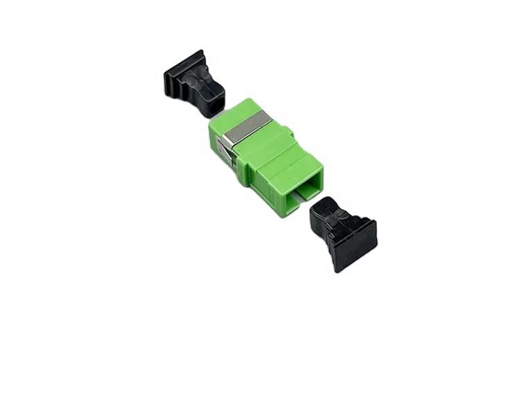 SC APC Singlemode Simplex Fiber Adapter