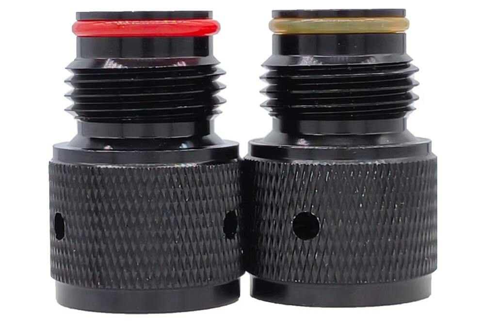 88G 90G Cartridge Cylinder to Paintball Tank Thread Adapter details