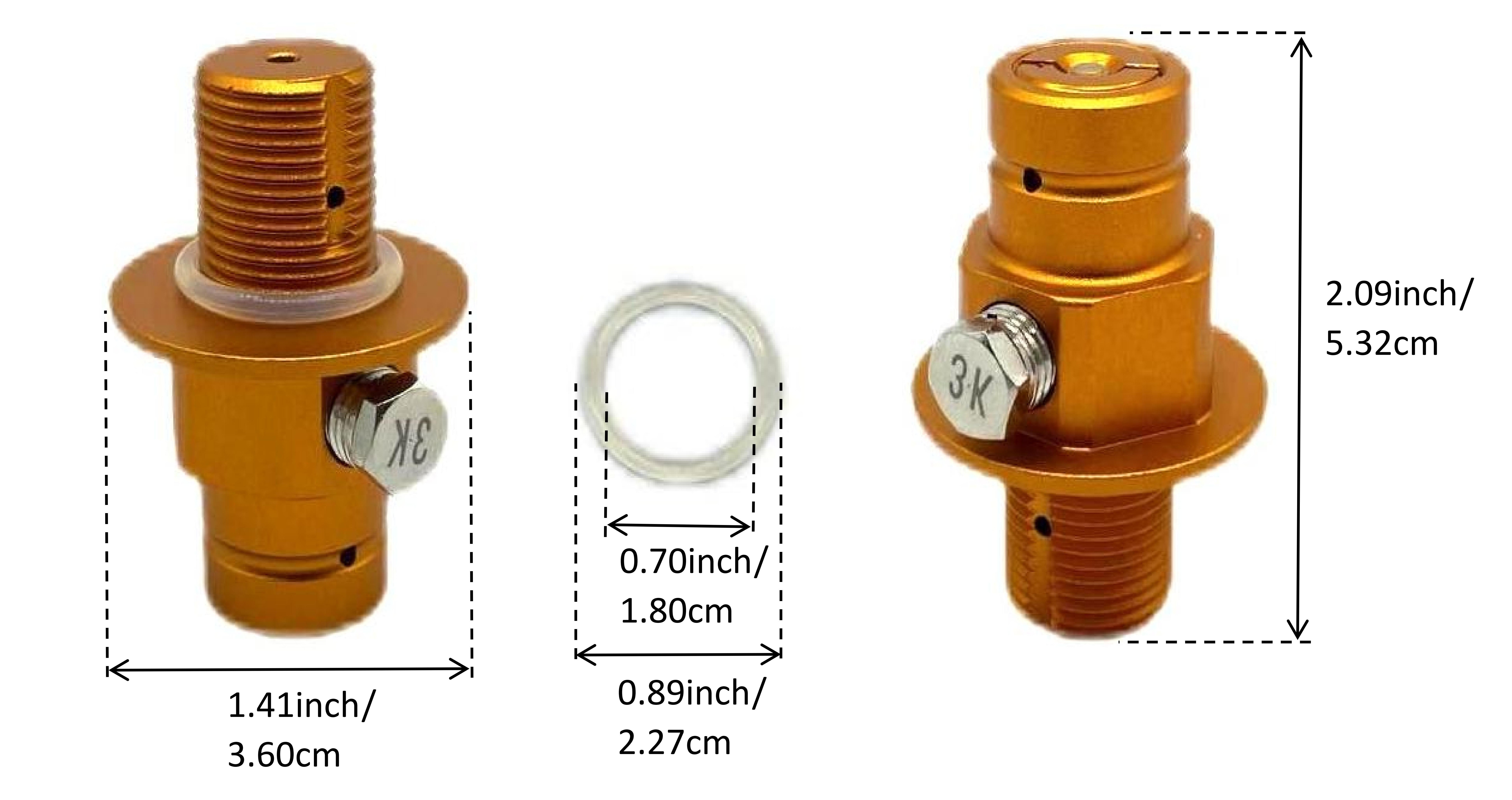 Soda CO2 Stream Pin Valve Sodastream Quick Connect Co2 Adapter for Pink Cylinder details