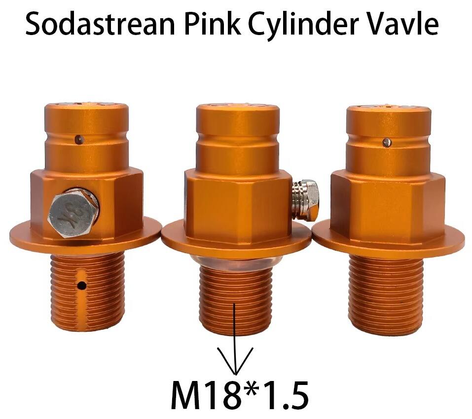 Soda CO2 Stream Pin Valve M18*1.5 Duo Terra Art Sparkling Water Maker Quick Connector Valve for Soda Maker factory