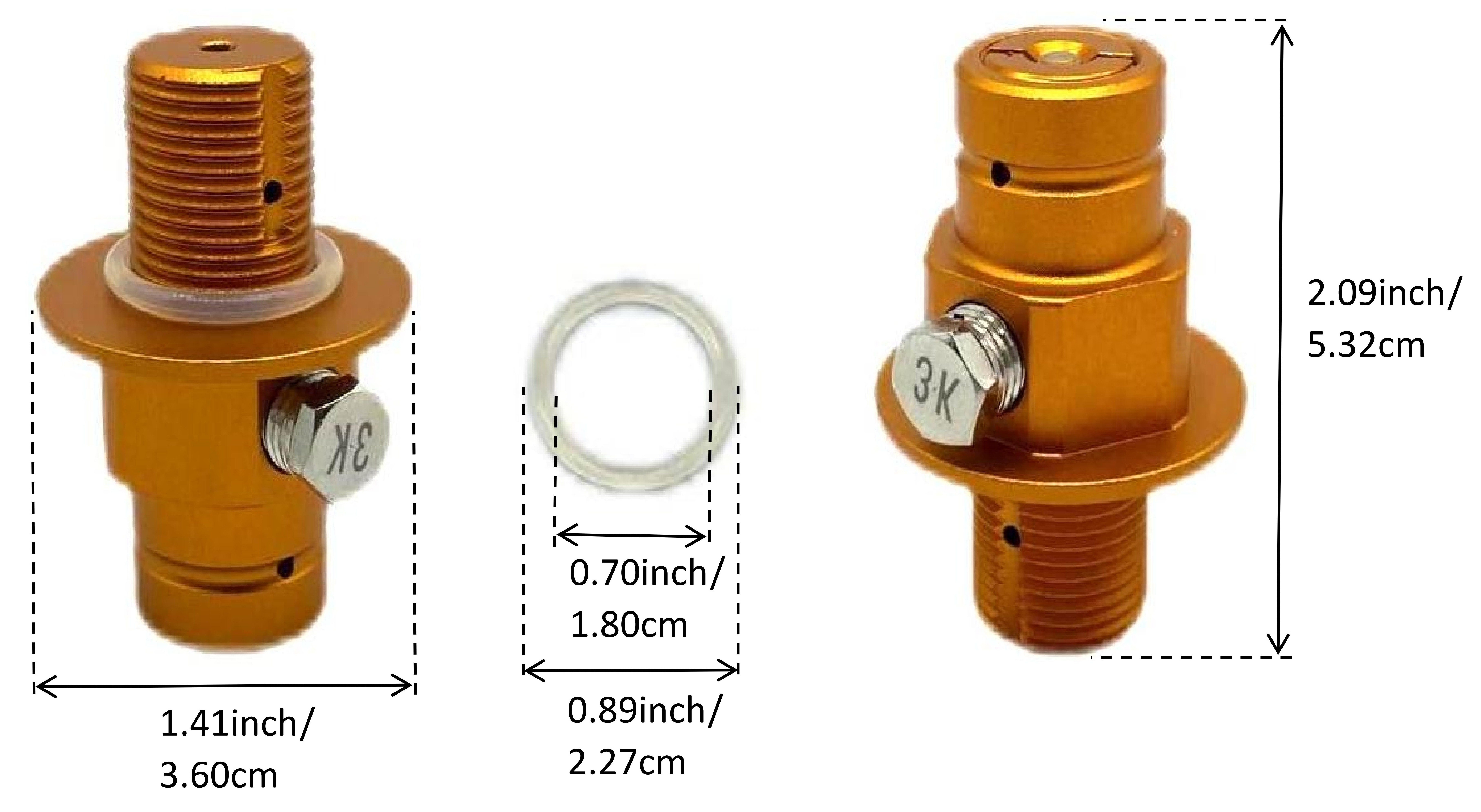 Soda CO2 Stream Pin Valve M18*1.5 Duo Terra Art Sparkling Water Maker Sodastream Adapter factory