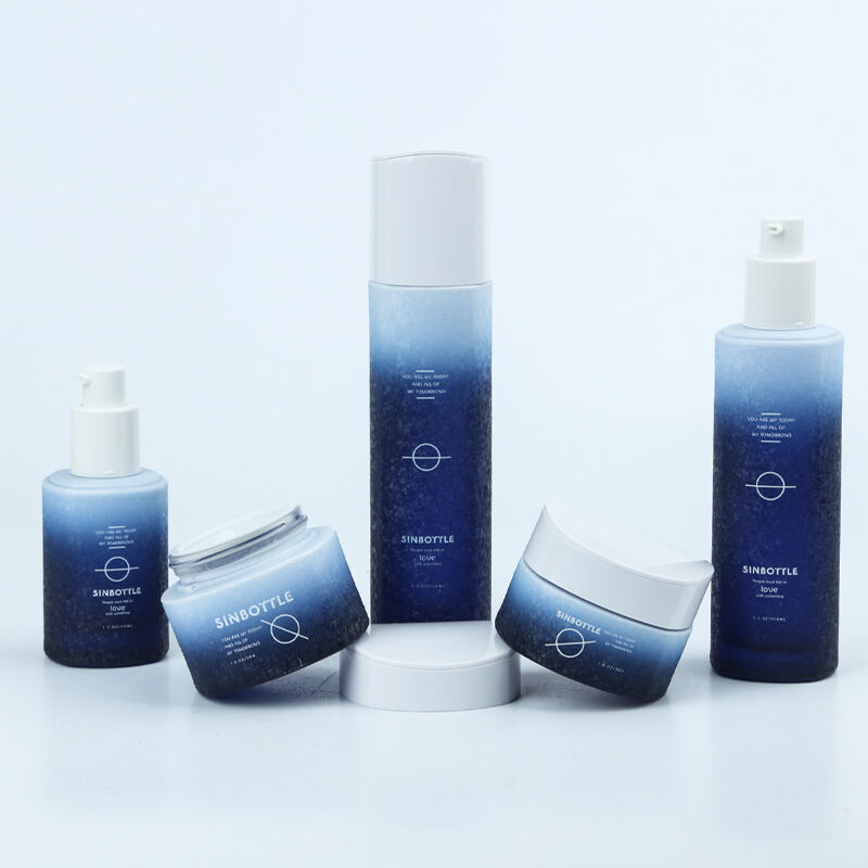 Sinbottle High-End Customized Skin Care Product Set Bottle, With Hand-Pull Pad Leak-Proof Lock Fresh Cream Bottle, Precise Control Of High-Quality Pump Head Lotion Bottle