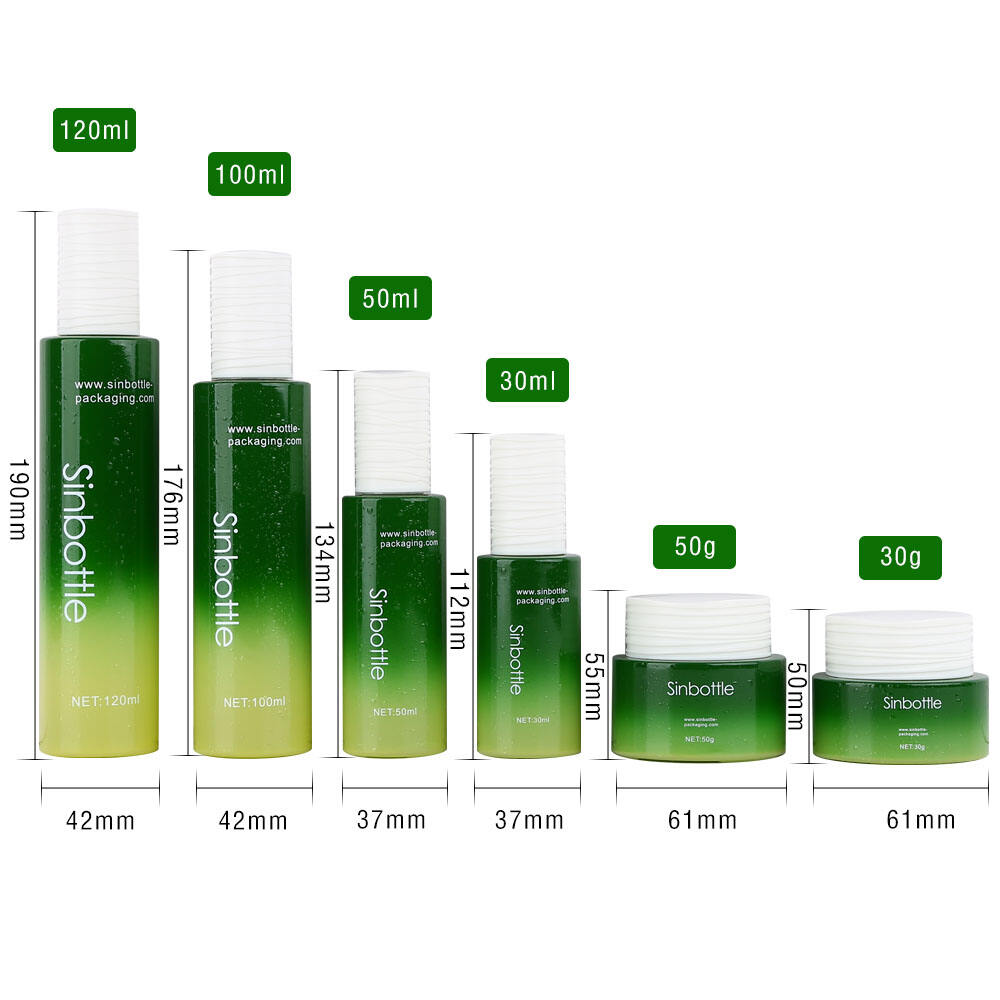 Skincare Glass Bottles Available in Different Sizes and Shapes