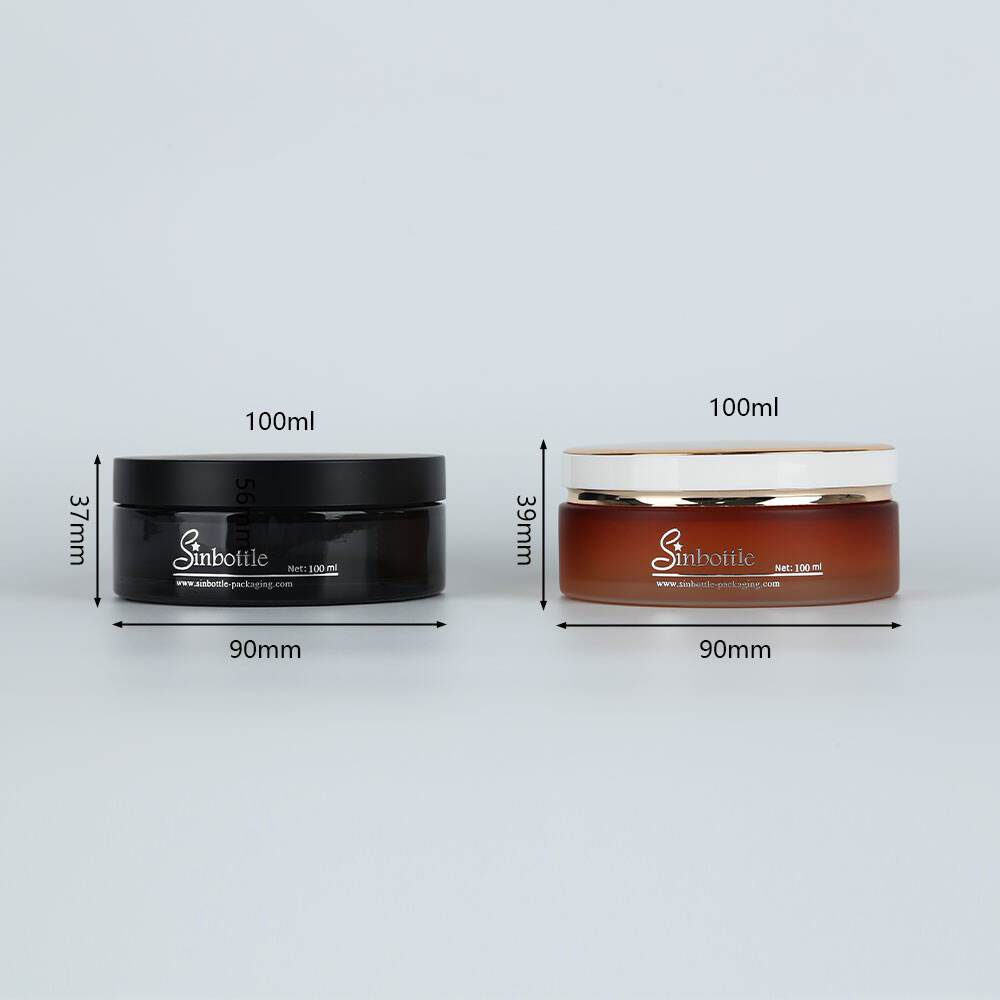 Allow your products to outshine the competitors with the UV Protection Amber Glass Jars