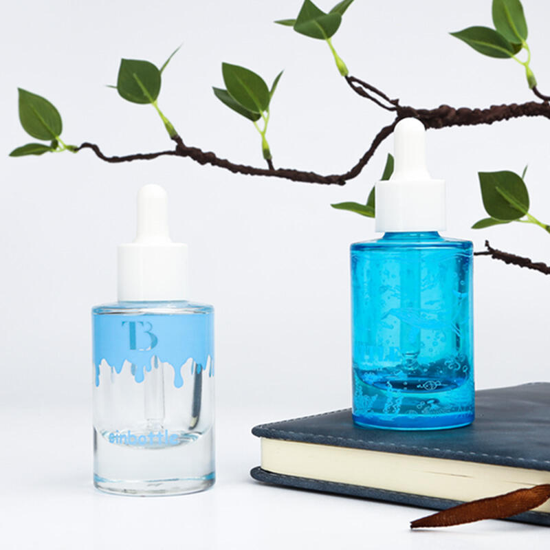 Sinbottle Customized Thick Bottom Straight Glass Dropper Bottle Cosmetic Packaging Source Manufacturer