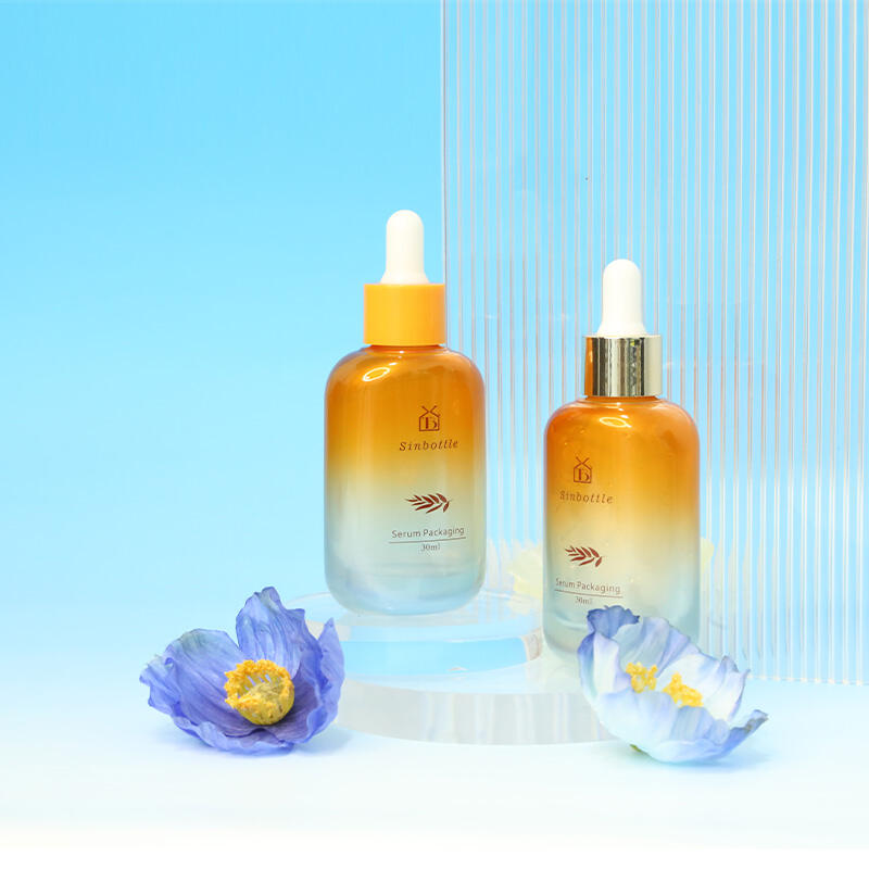 100% Niewyciekający Flakon z Kropelnicą z Gradacją 30ml Dokładne Opakowanie Serum + darmowe próbki