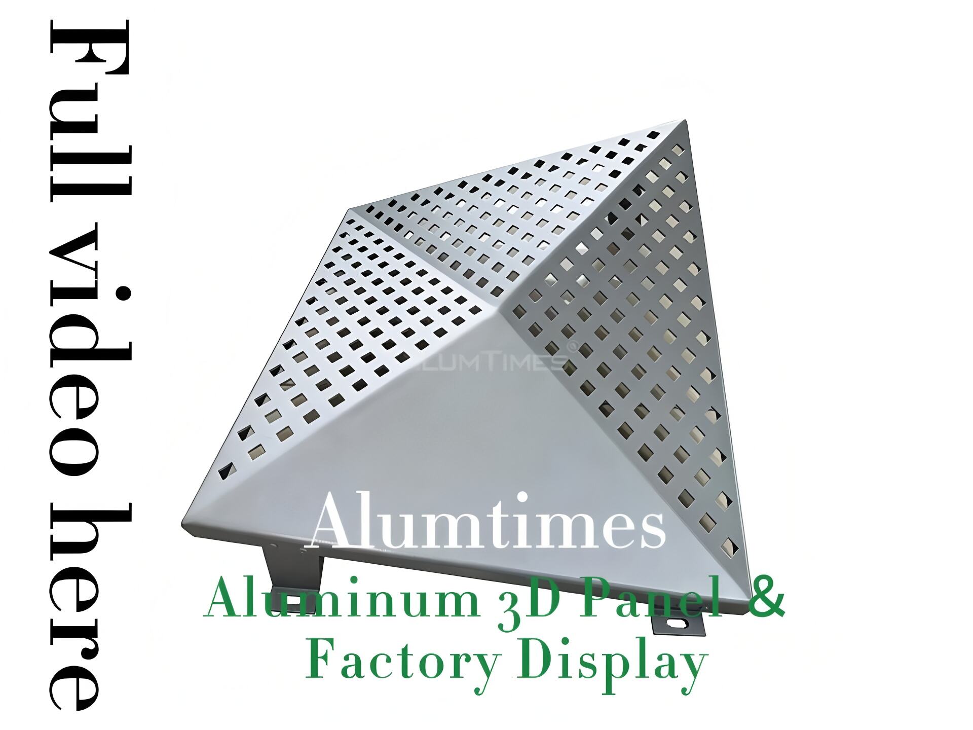 Aluminum 3D Panel Display
