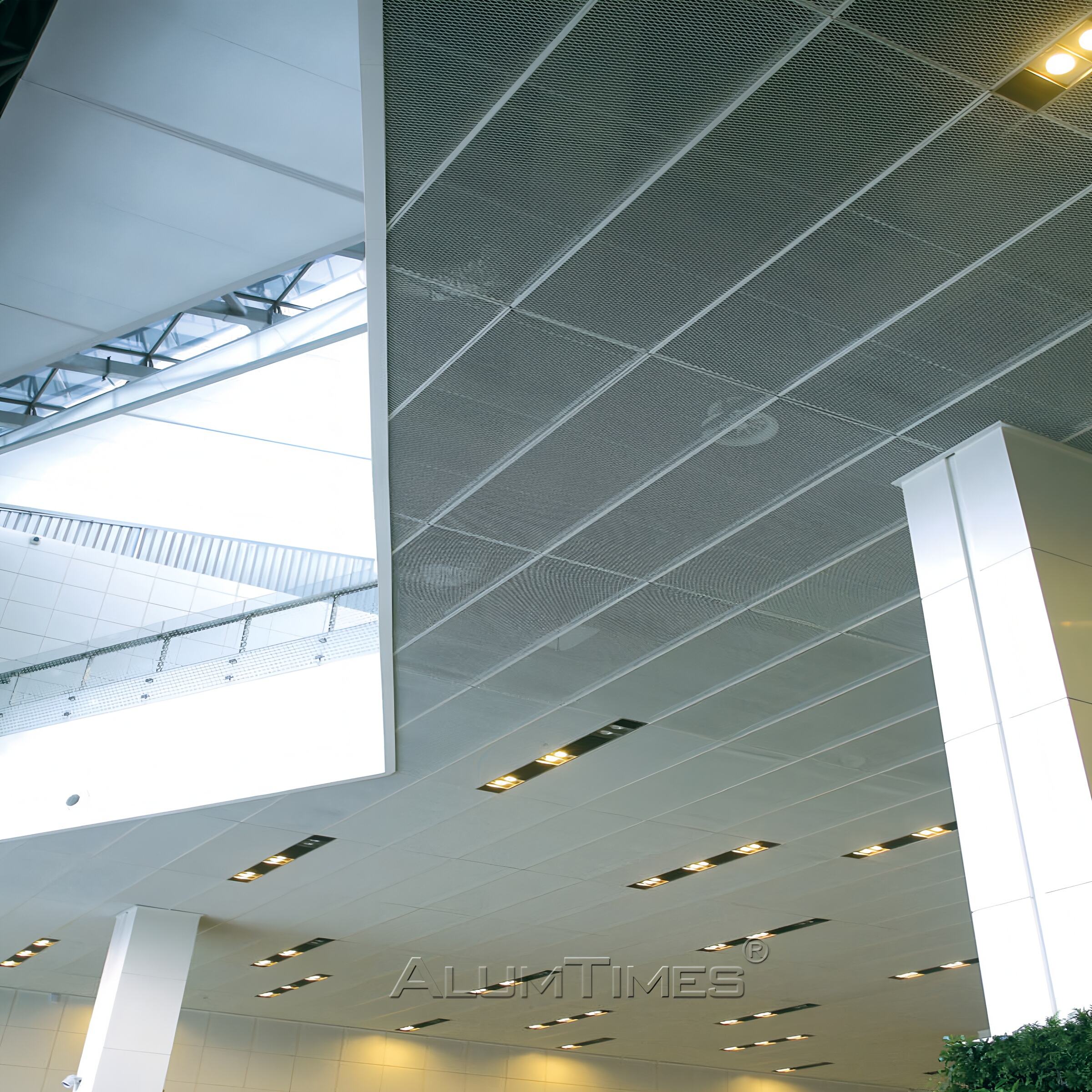 Alumtimes Custom Expanded Aluminum Mesh Panels Modern Wall Cladding