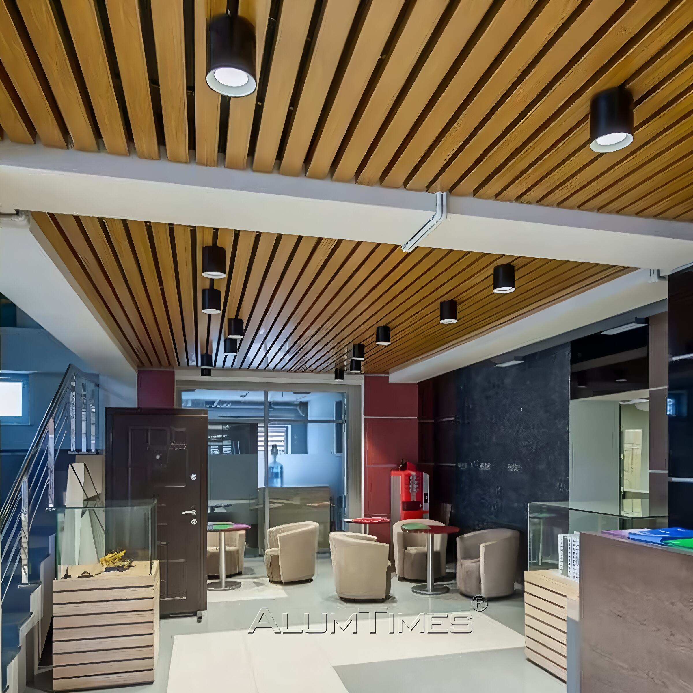 Aluminum Modern Baffle Ceiling Design for Interior Decoration