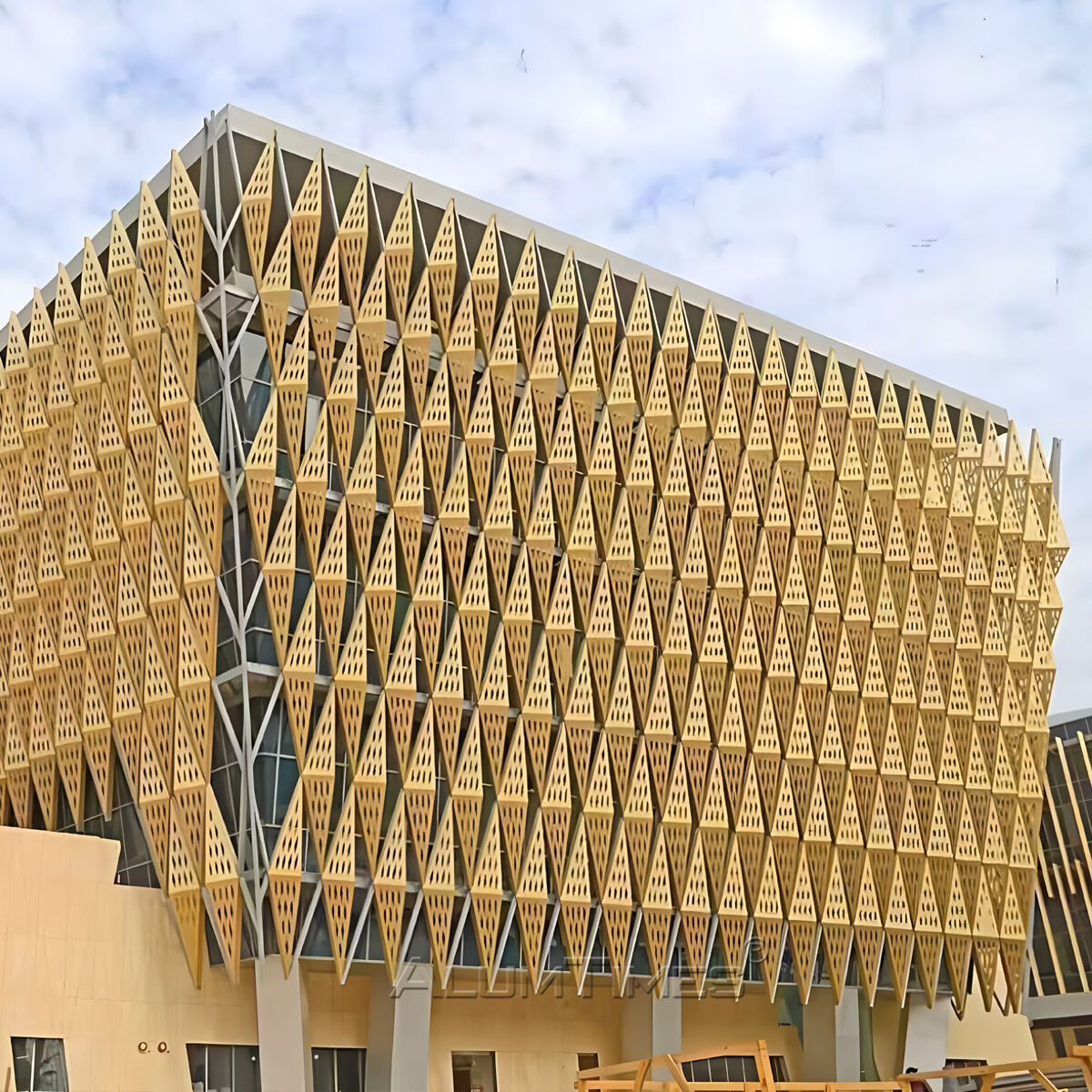 Aluminum 3D panel for exterior Facades wall decoration