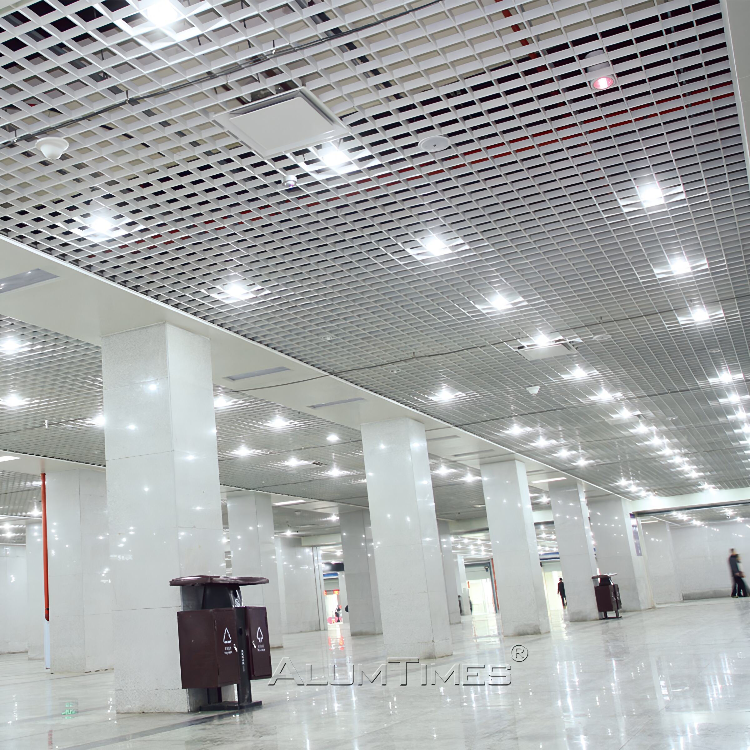 Modern Decorative Aluminum Ceiling Grid Suspended Tiles & Panels