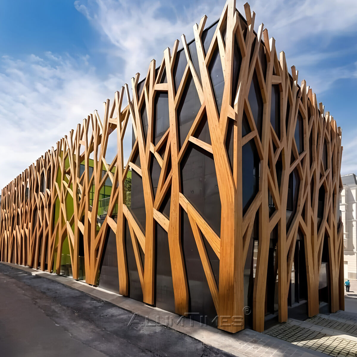 Modern Exterior Decoration Aluminium 3D Materials Panel 