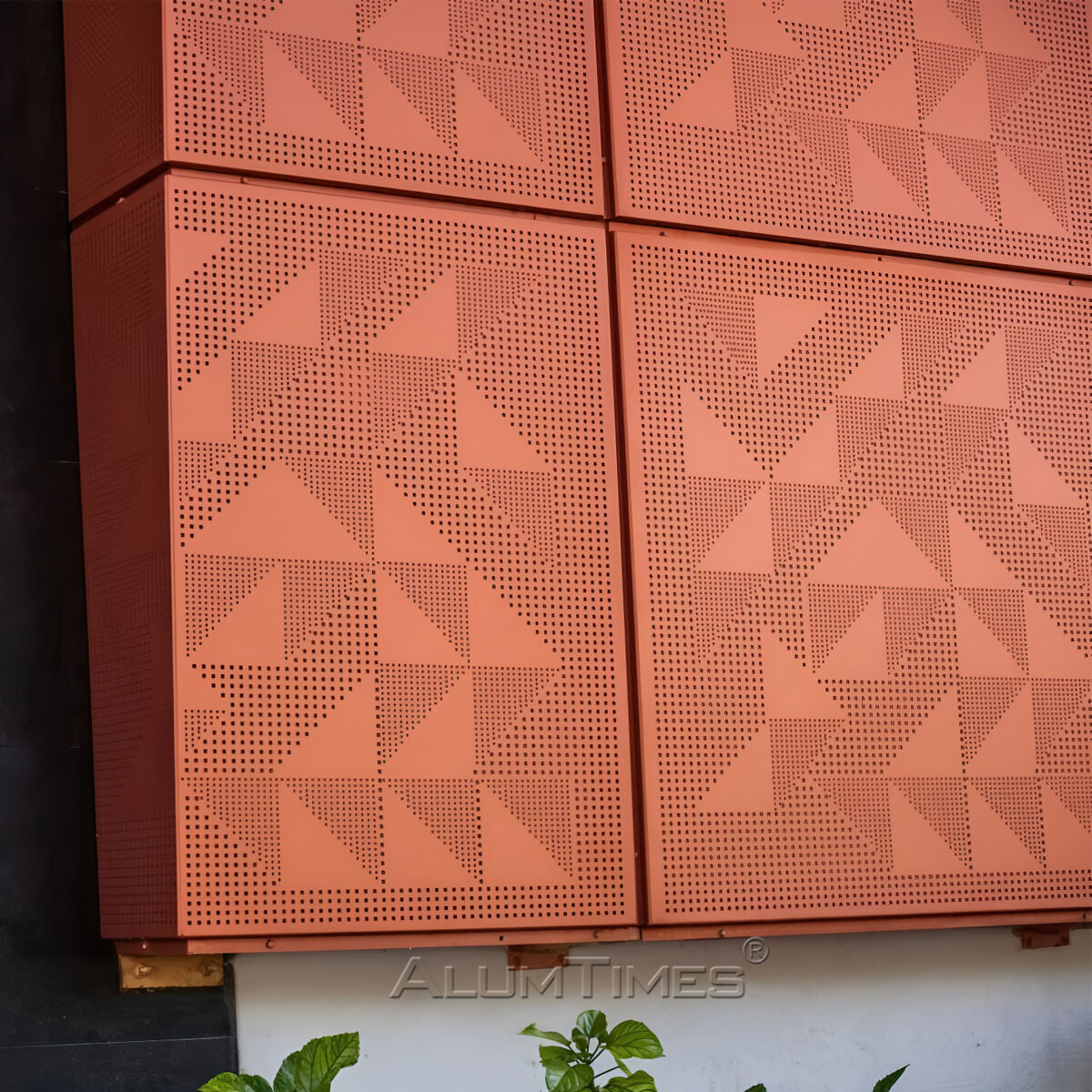  Aluminum decorative Perforated Panel Exterior Metal Wall Cladding                                     