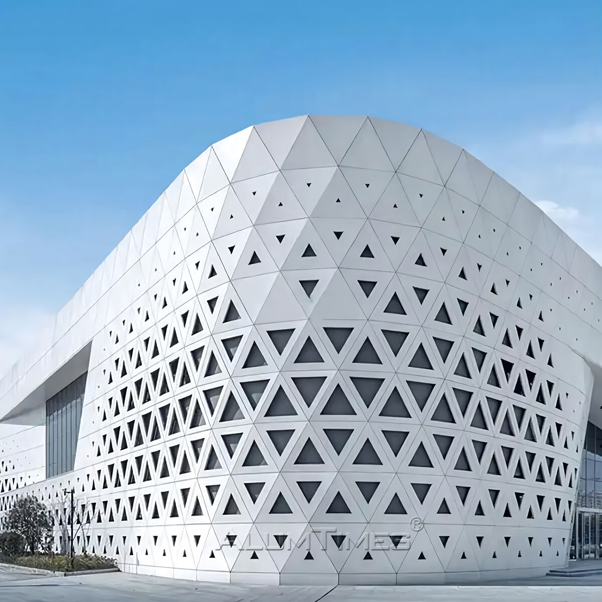 Modern Style Outdoor Waterproof Fireproof Exterior Decorative Aluminum 3D Panels