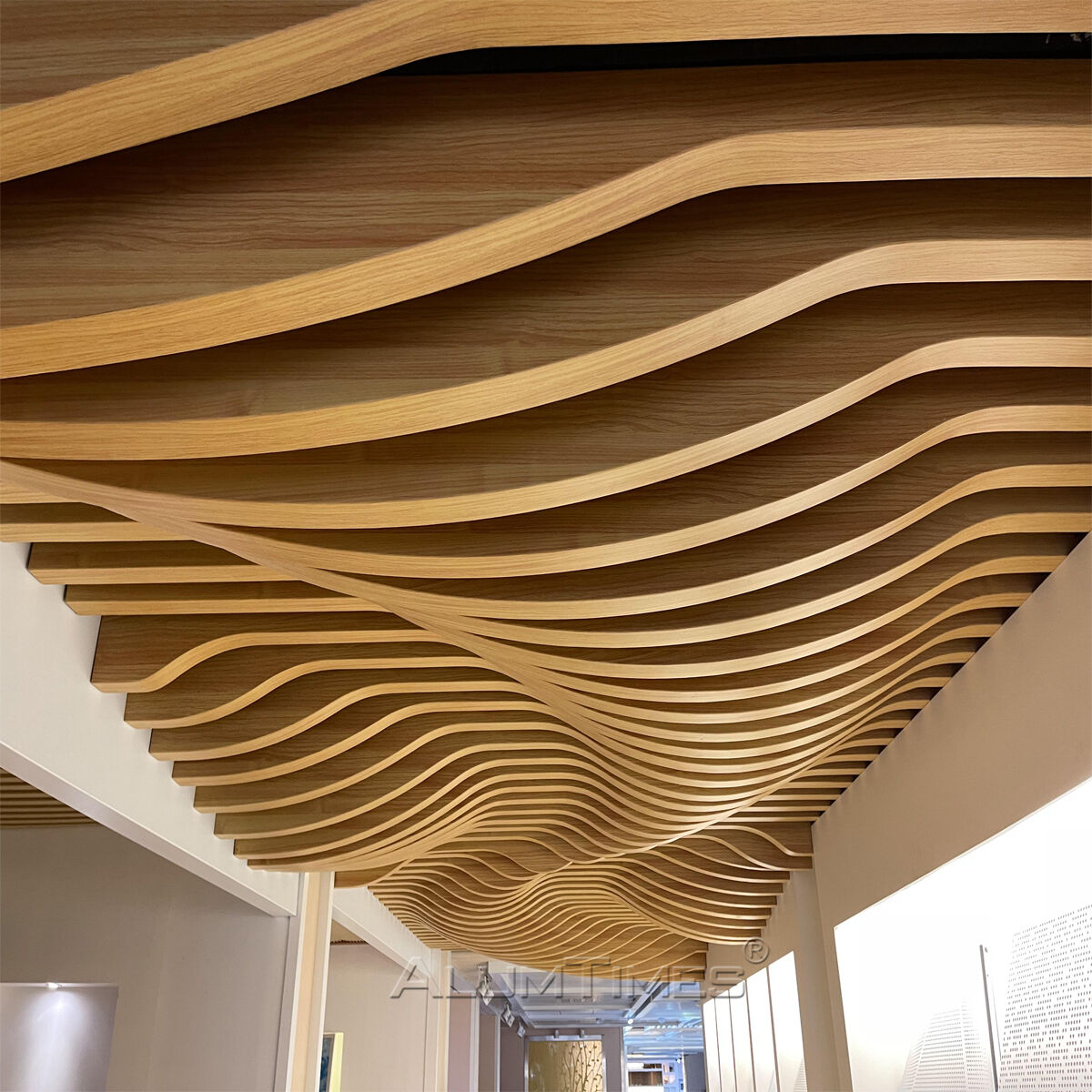 Aluminum Profiles Facade Wall Panel Baffle Curtain Wall 