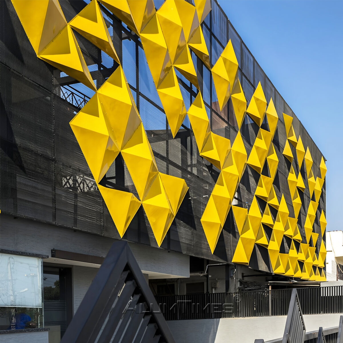 Aluminum Exterior Cladding 3D Customized Panels