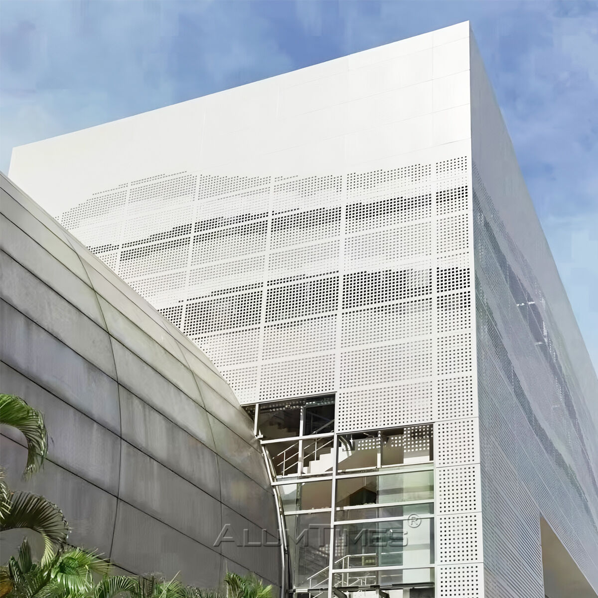 Laser Cut Perforated Decorative A2 Grade Fireproof Waterproof Aluminum Panels 