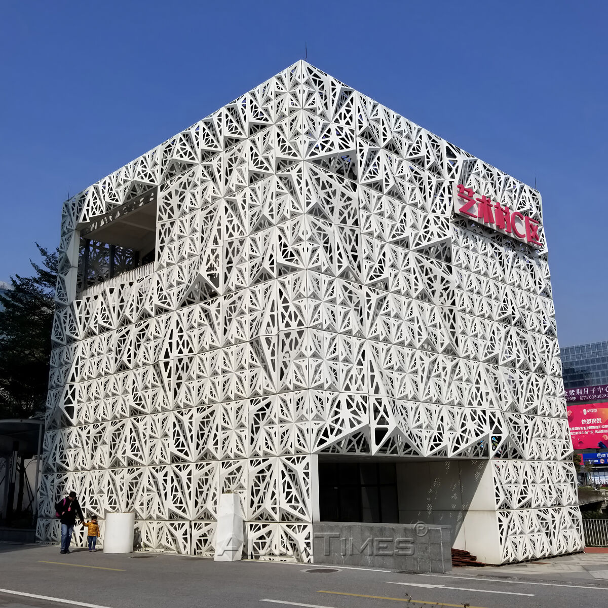 Customized 3D Modern Design Aluminum Wall Facade Panels