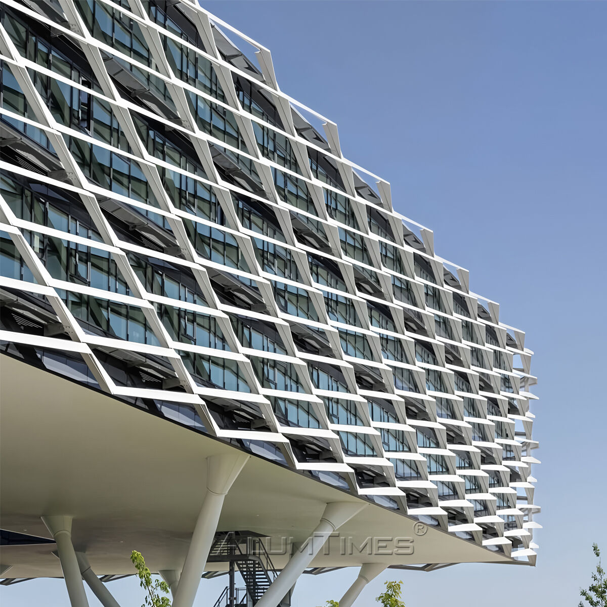 Modern Outdoor Building Wall Aluminium Decorative 3D wall panel