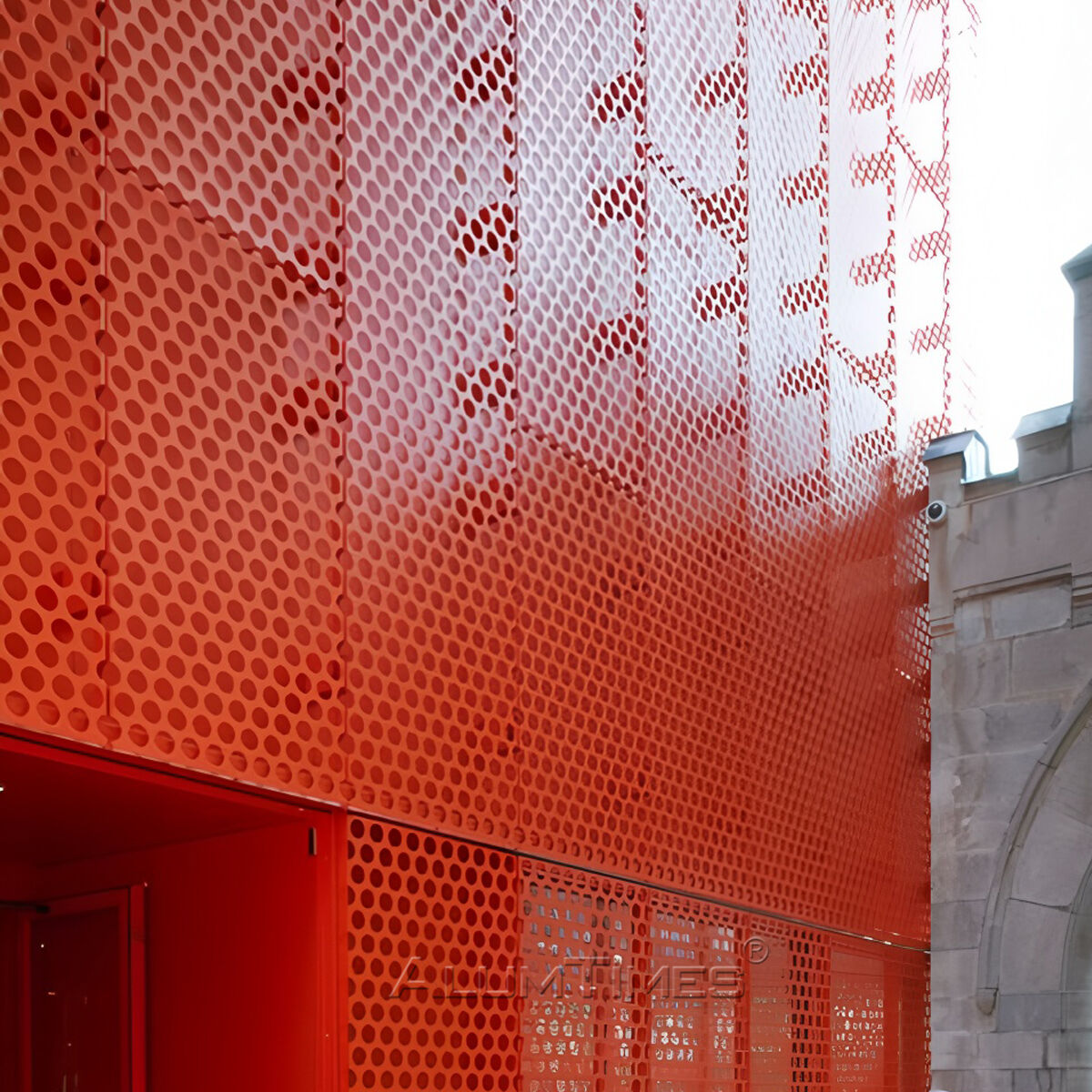  Aluminum Perforated Panel Building External Decoration Laser Cut