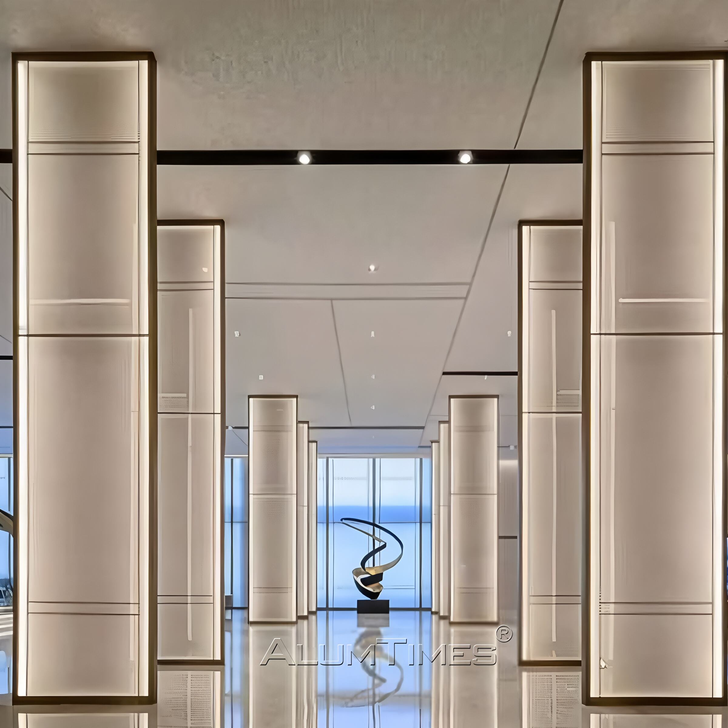 Alumtimes Custom Solid Aluminum Cladding for Mall Exterior