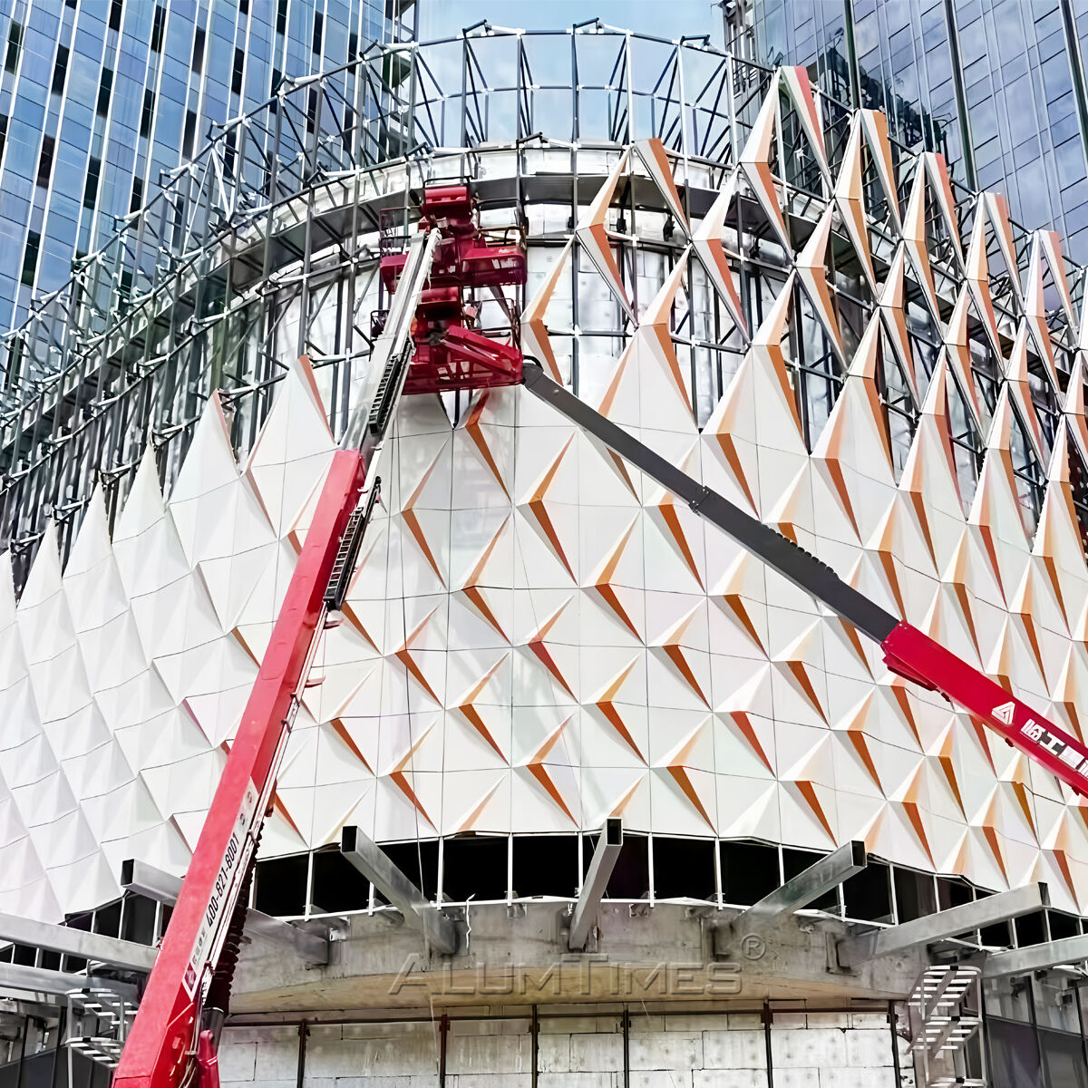 3D Aluminum Cladding Wall Panel Fireproof Exterior Building