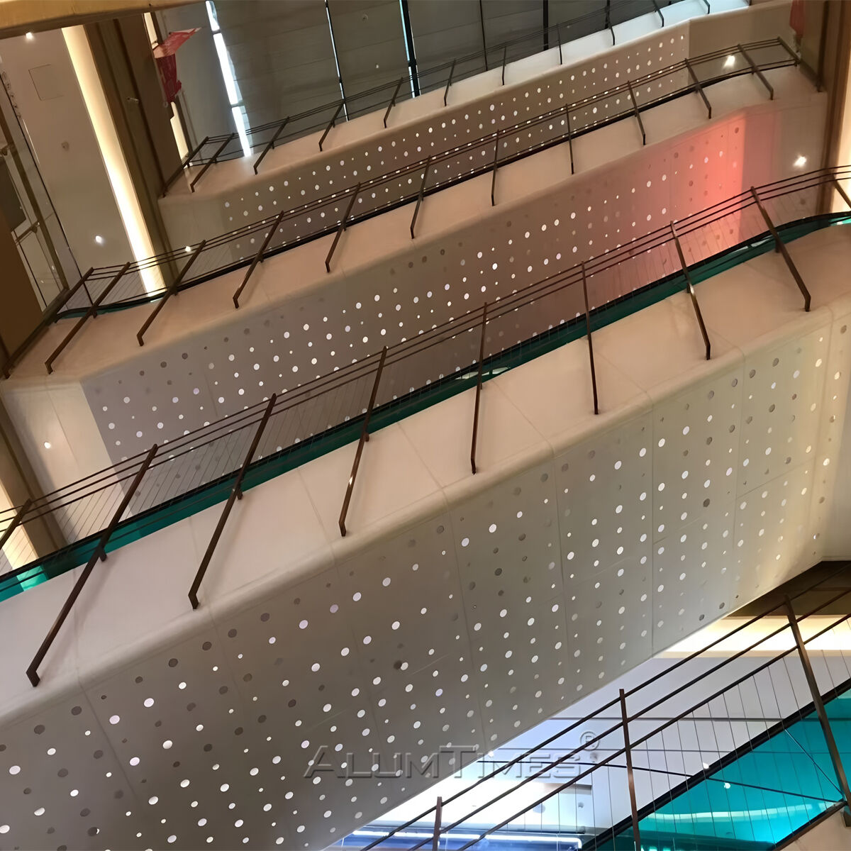 Laser Cut Perforated Aluminum Panel for Curtain Walls Exterior Wall