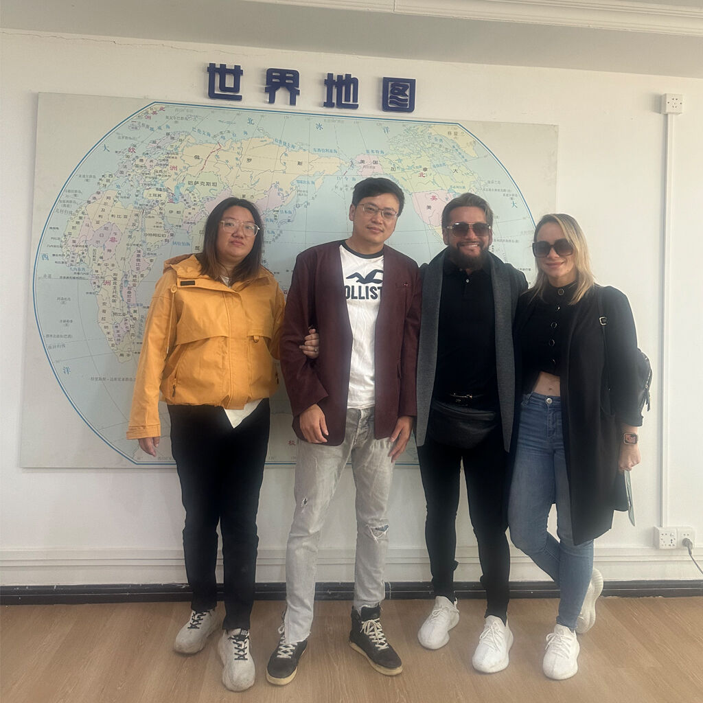 South American Customers Visit Our Factory, Cooperation Intention Reached on Aluminum Curtain Wall Project