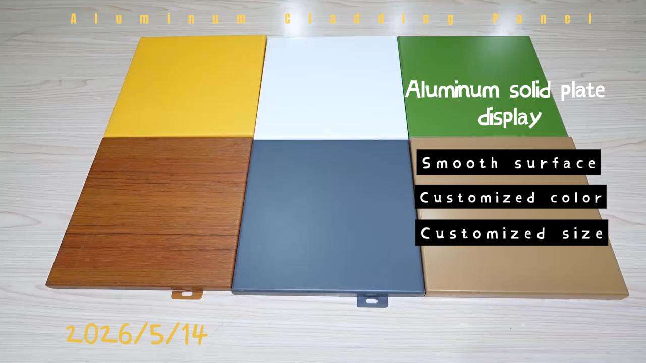 Aluminum Cladding Panel display