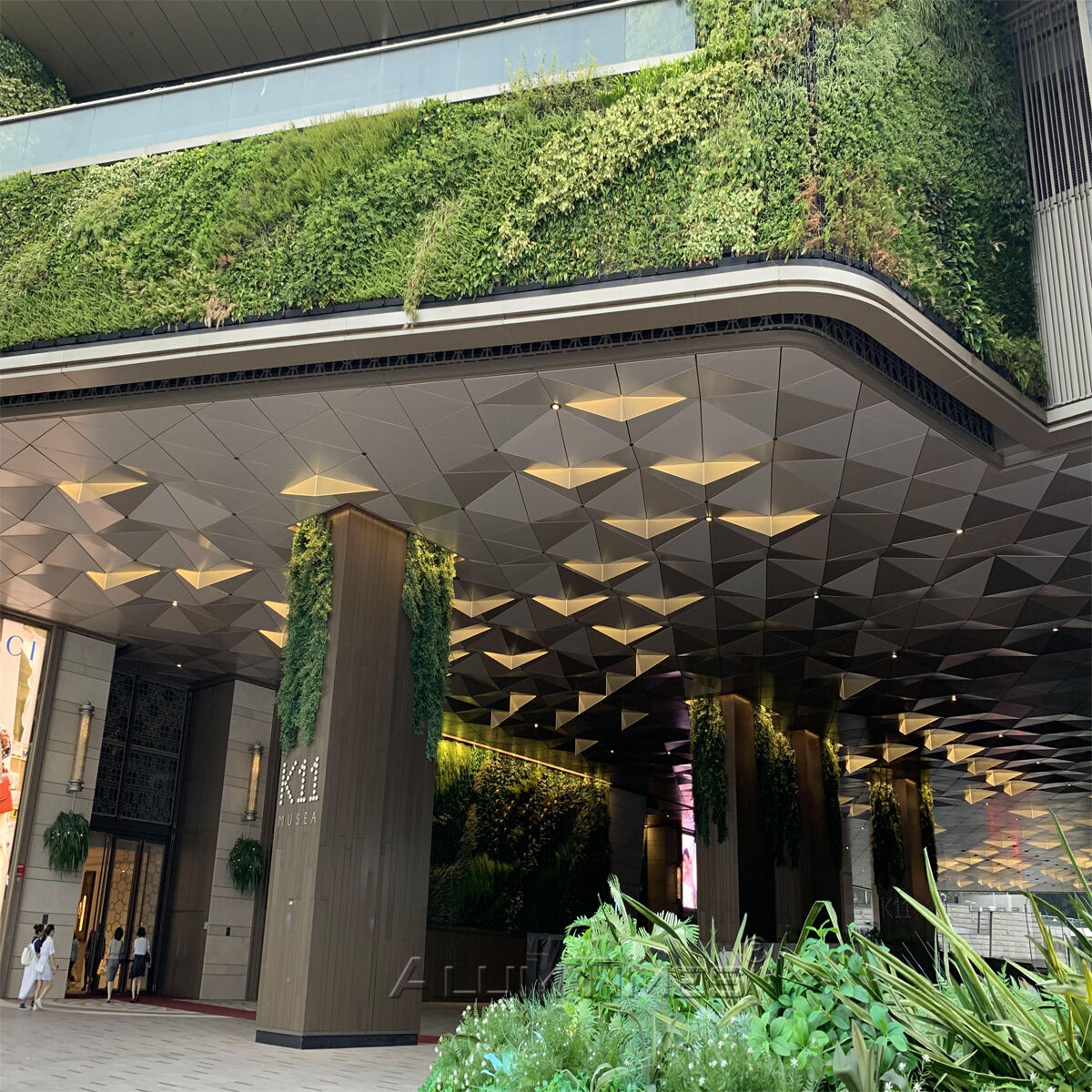 Aluminum Fireproof Ceiling Panels Custom  Decorative Ceiling 