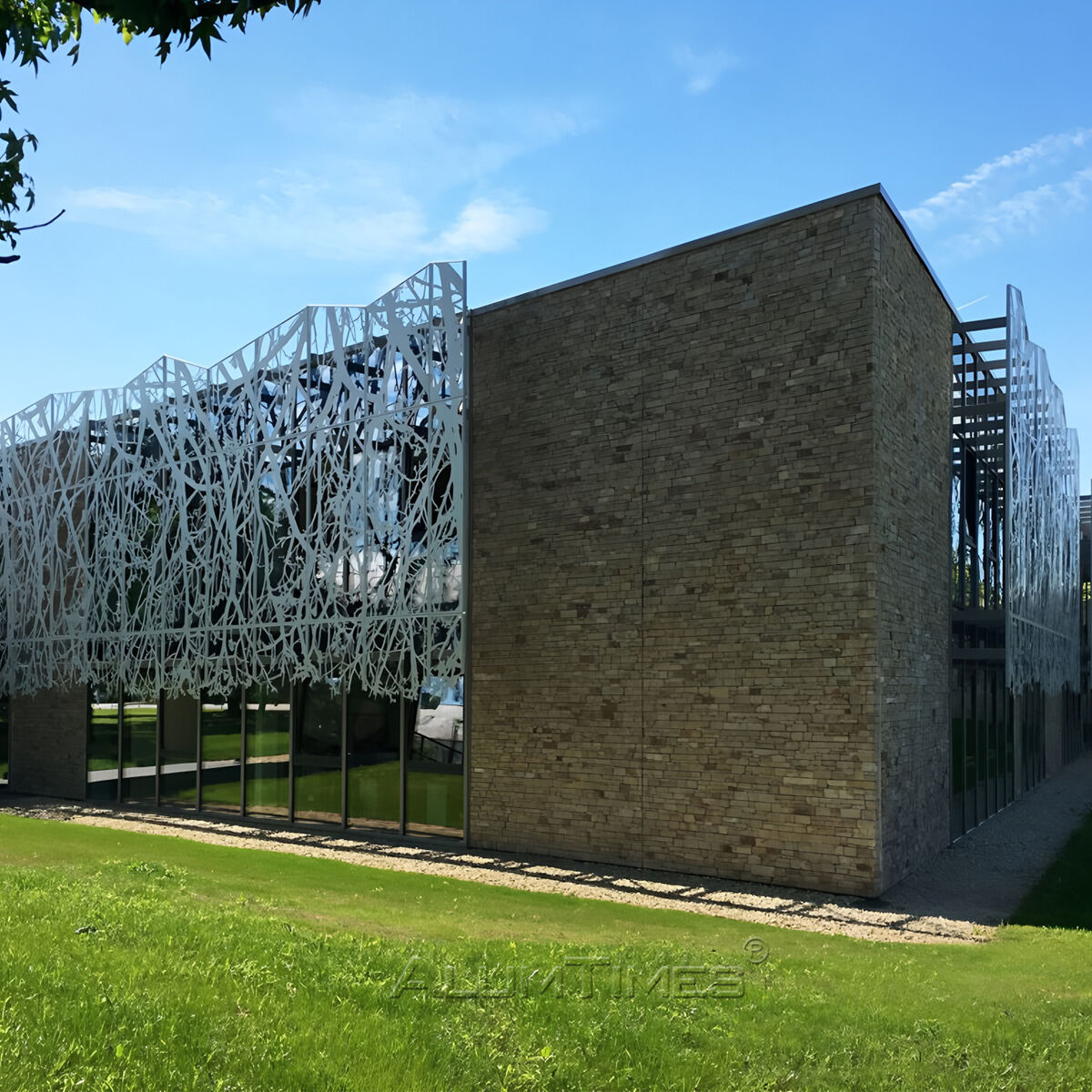 Modern Waterproof Aluminum Laser Carved Panel Decorative Exterior Wall