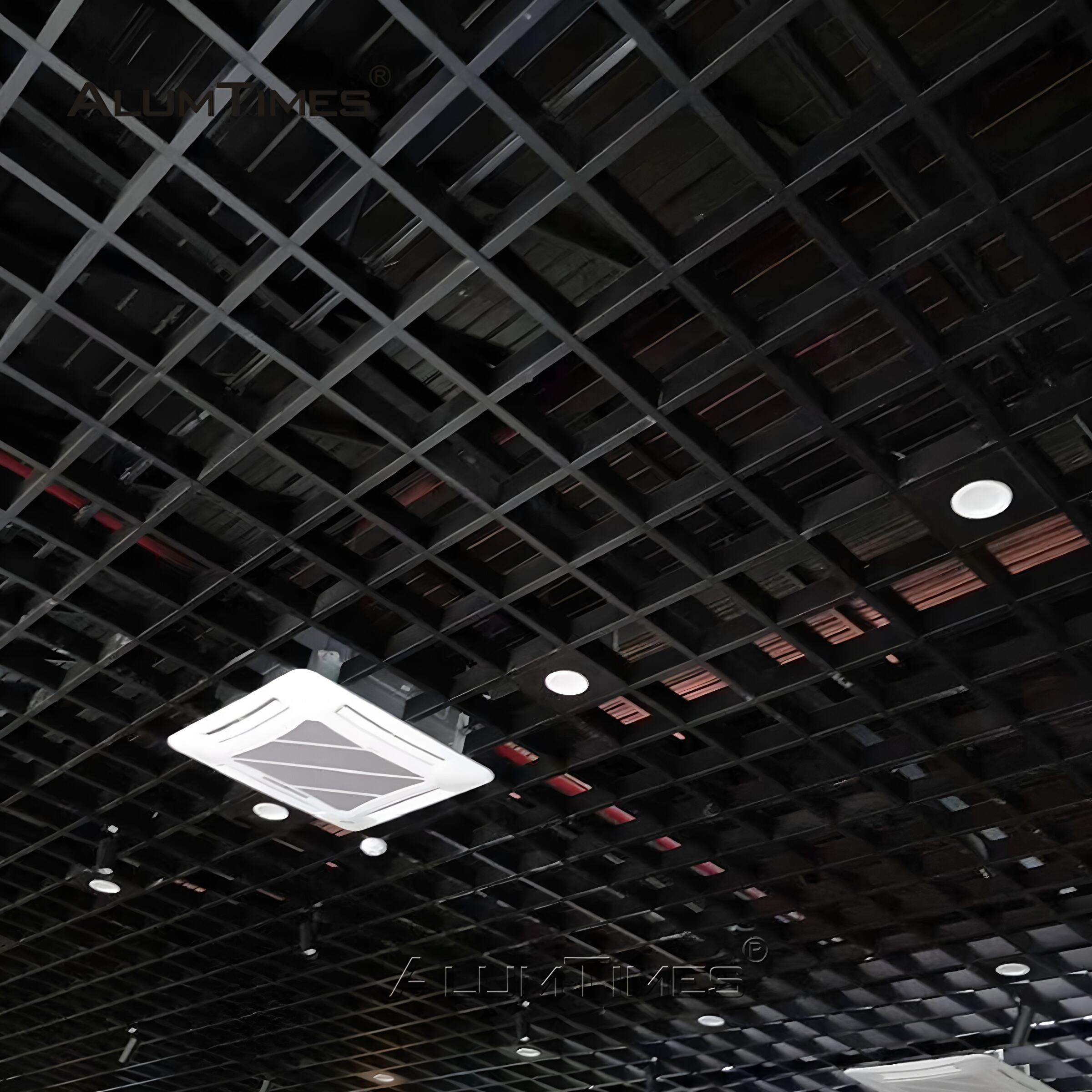 Complete Aluminum Open Cell Ceiling System Suspended Grid