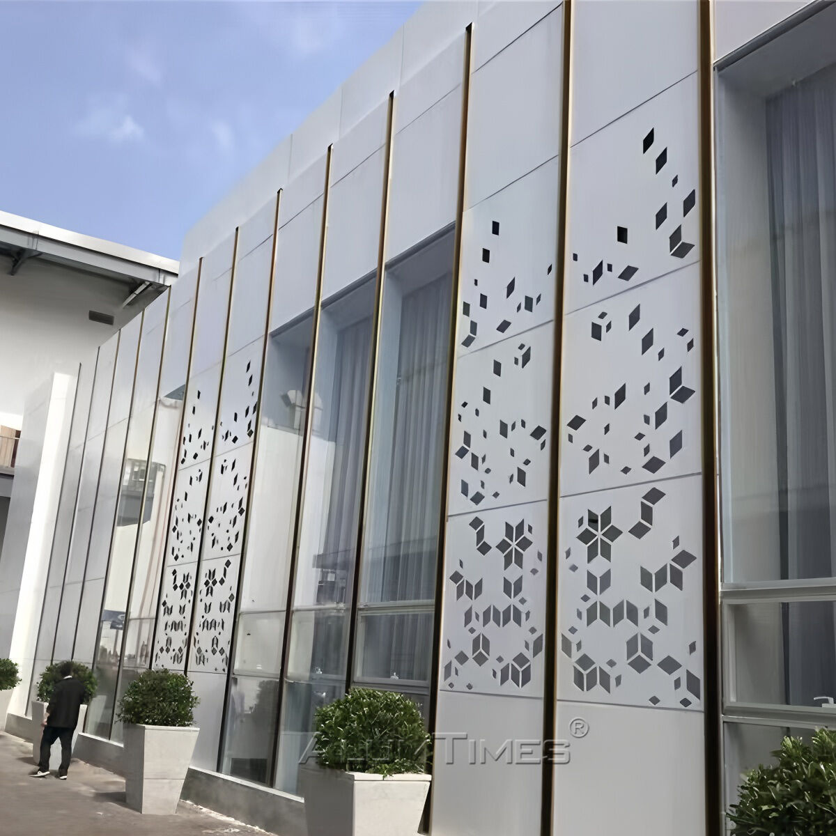 Alumtimes Modern Industrial Design Laser Cut Carved Panel