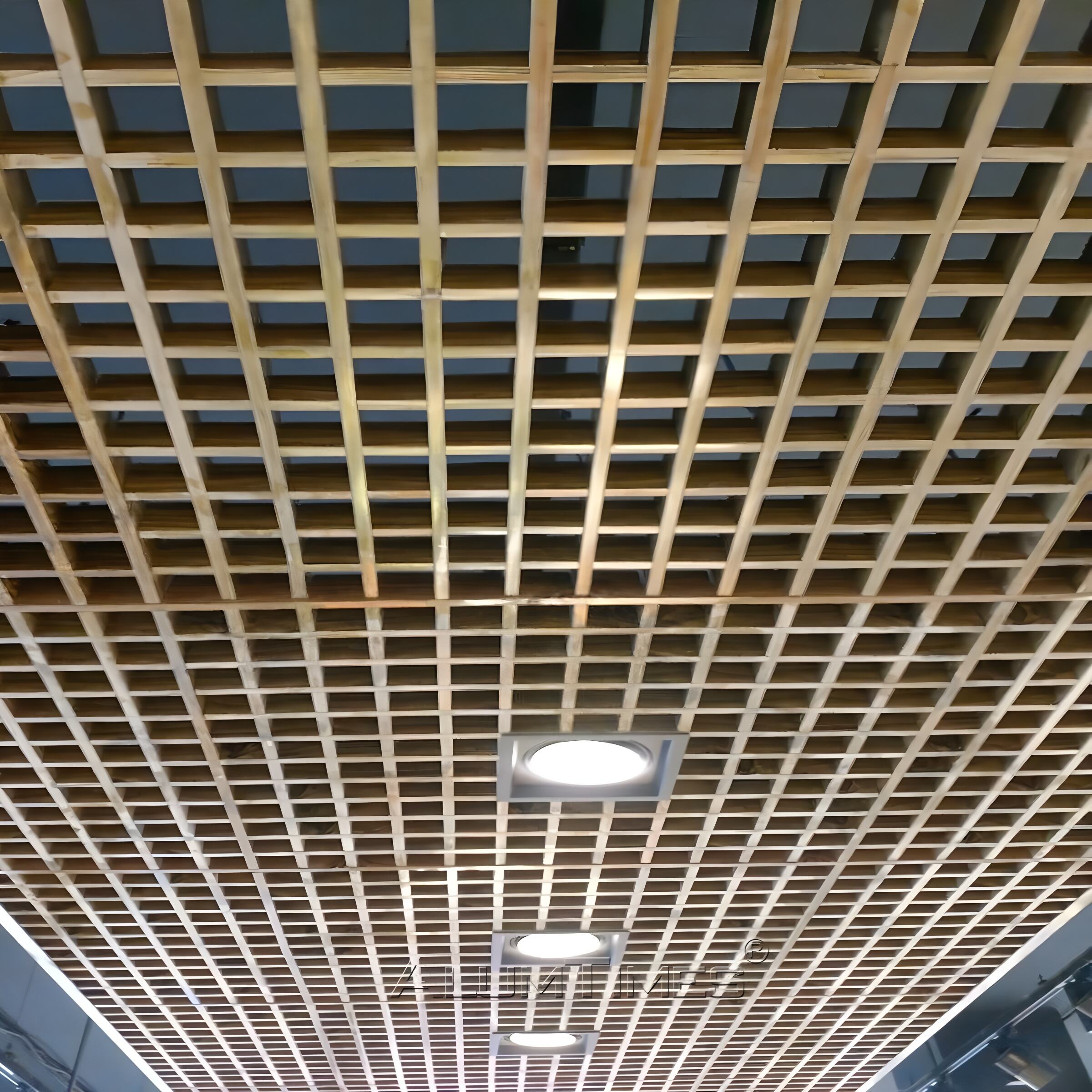 Building Decoration Aluminum Open Cell Grid Ceiling   
