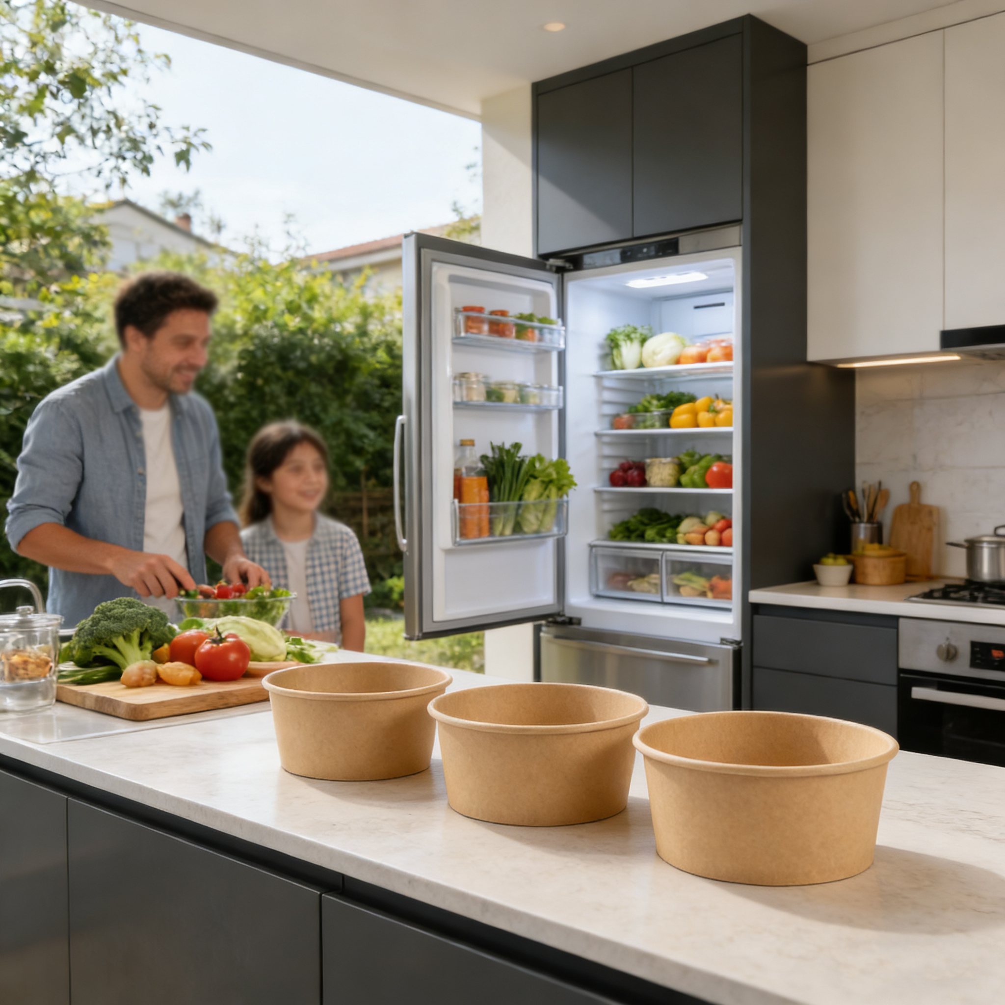 CY350 paper round lunch box